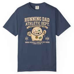 Running Dad Dept t-shirt in Grape, thumbnail 3