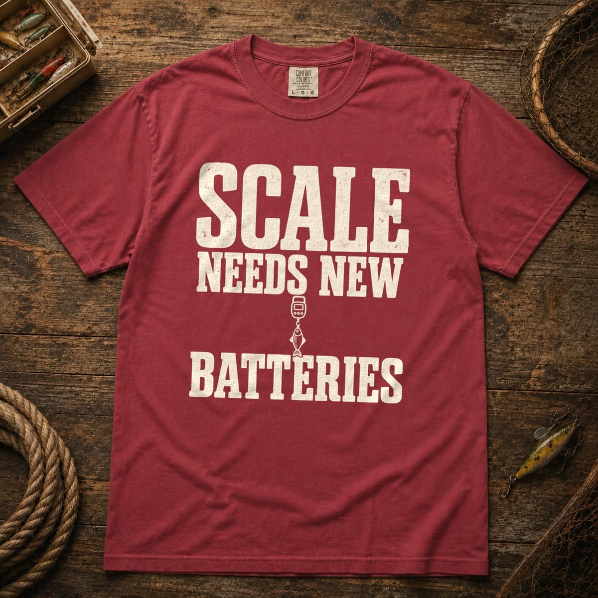 Scale Needs New Batteries t-shirt in Espresso, photo 6