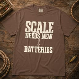 Scale Needs New Batteries t-shirt in Espresso, thumbnail 1