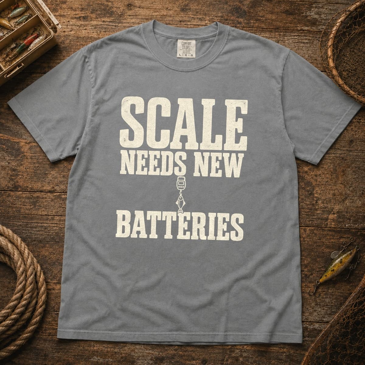 Scale Needs New Batteries t-shirt in Espresso, photo 8