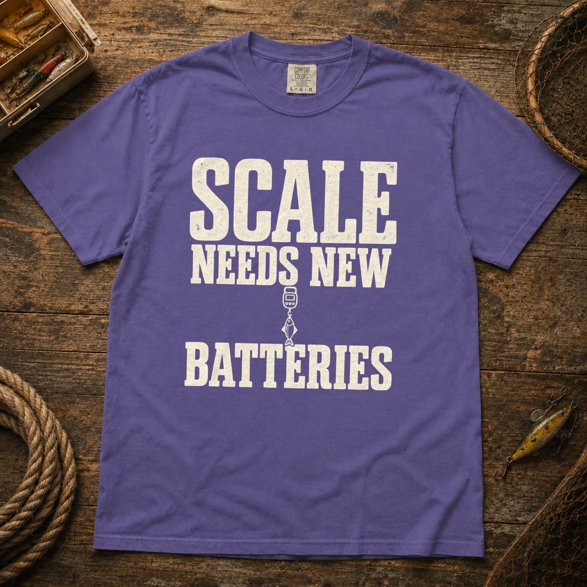 Scale Needs New Batteries t-shirt in Espresso, photo 4