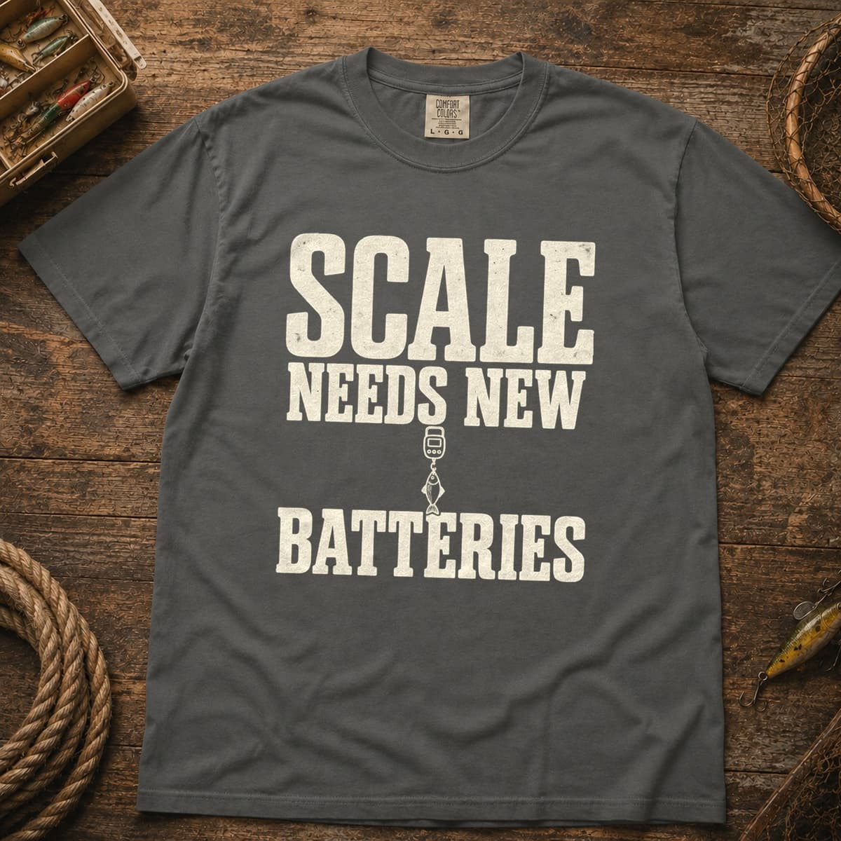 Scale Needs New Batteries t-shirt in Espresso, photo 11