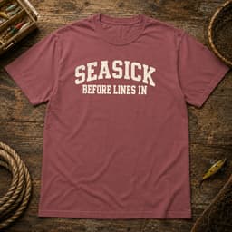 Seasick Before Lines In t-shirt in Espresso, thumbnail 3