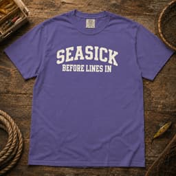 Seasick Before Lines In t-shirt in Espresso, thumbnail 4