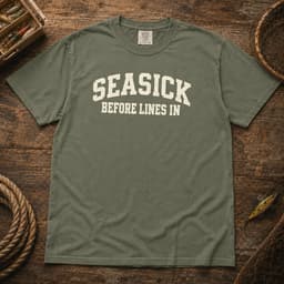 Seasick Before Lines In t-shirt in Espresso, thumbnail 7