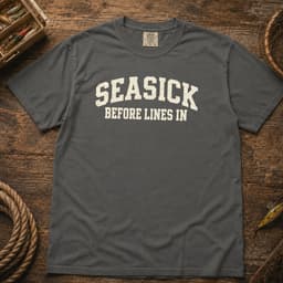 Seasick Before Lines In t-shirt in Espresso, thumbnail 11