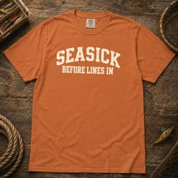 Seasick Before Lines In t-shirt in Espresso, thumbnail 5