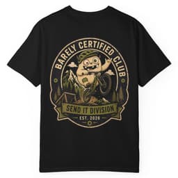 Send It Division t-shirt in Granite, thumbnail 3