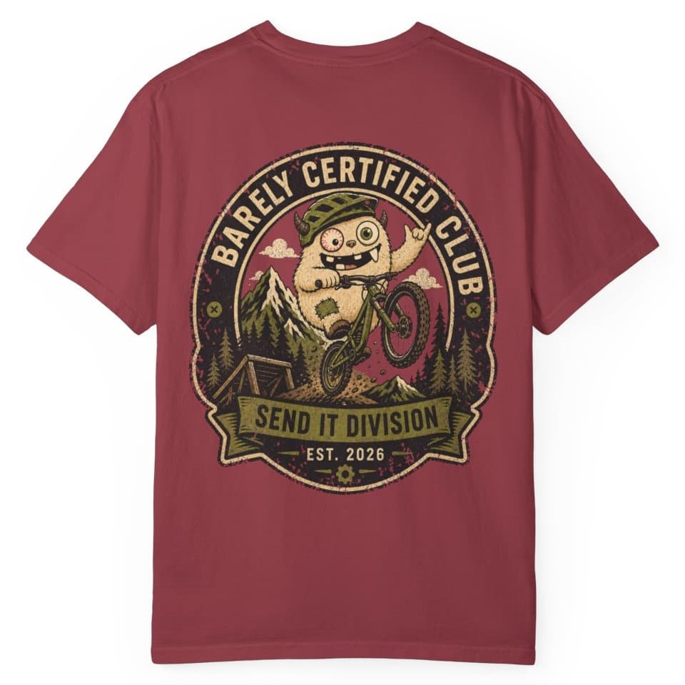 Send It Division t-shirt in Granite, photo 13