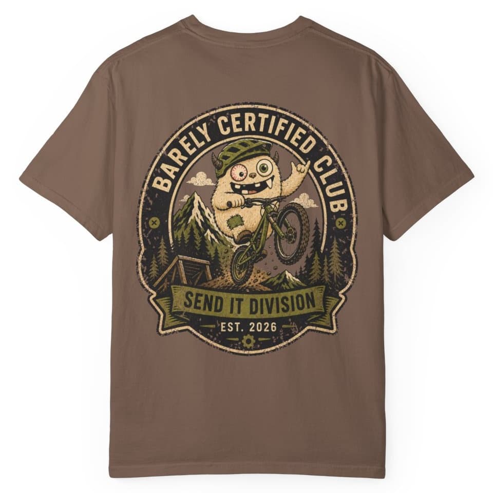 Send It Division t-shirt in Granite, photo 7