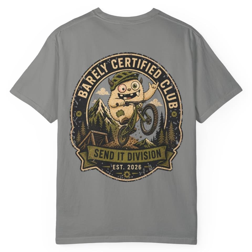 Send It Division t-shirt in Granite, photo 1