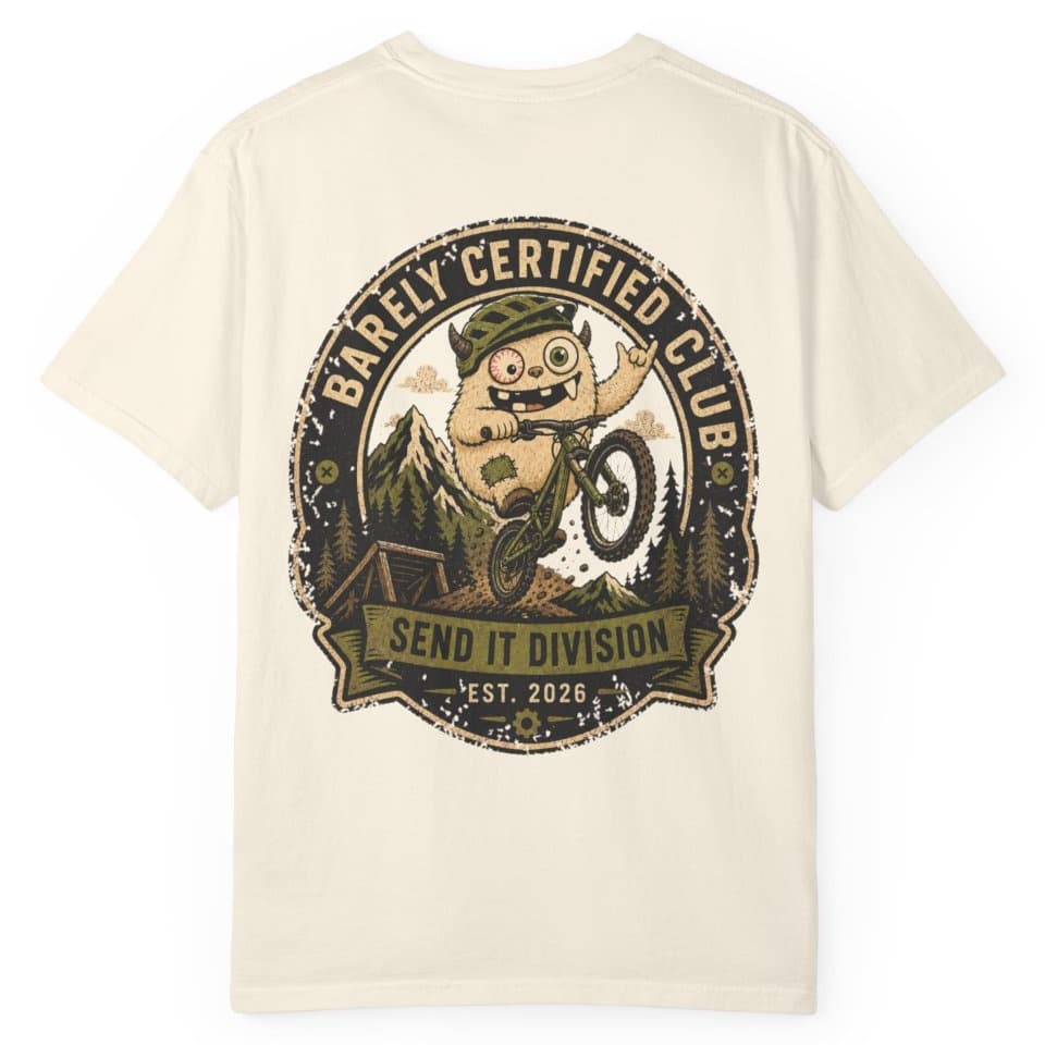 Send It Division t-shirt in Granite, photo 19
