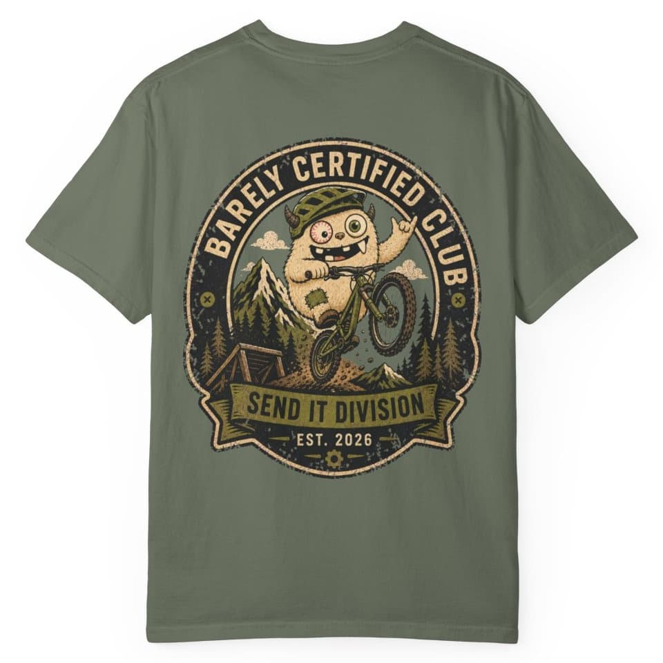 Send It Division t-shirt in Granite, photo 11