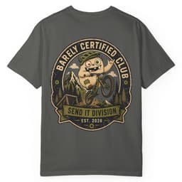 Send It Division t-shirt in Granite, thumbnail 9