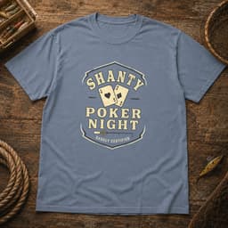 Shanty Poker Night t-shirt in Midnight, thumbnail 8