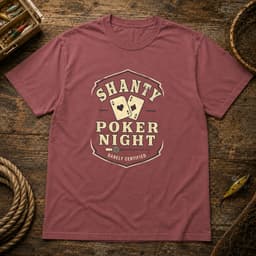 Shanty Poker Night t-shirt in Midnight, thumbnail 9