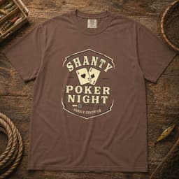 Shanty Poker Night t-shirt in Midnight, thumbnail 3