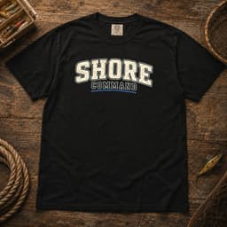 Shore Command t-shirt in Espresso, thumbnail 2