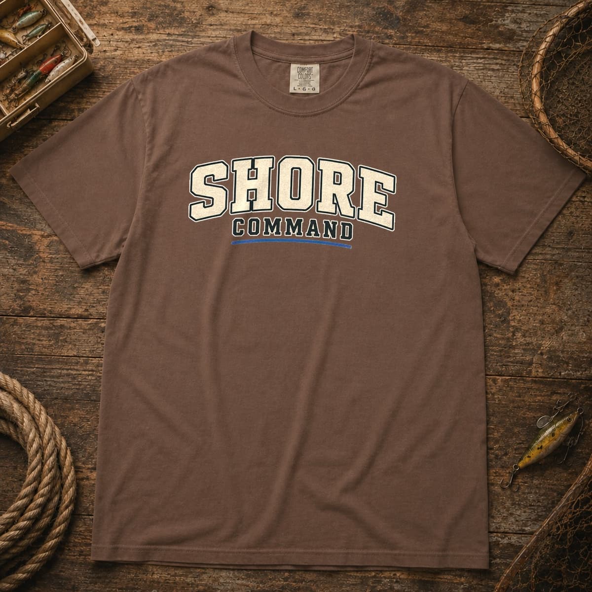 Shore Command t-shirt in Espresso, photo 1