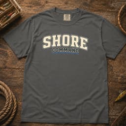 Shore Command t-shirt in Espresso, thumbnail 4