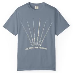 Six Rods. One Favorite. t-shirt in Espresso, thumbnail 9