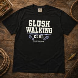 Slush Walking Club t-shirt in Black, thumbnail 1