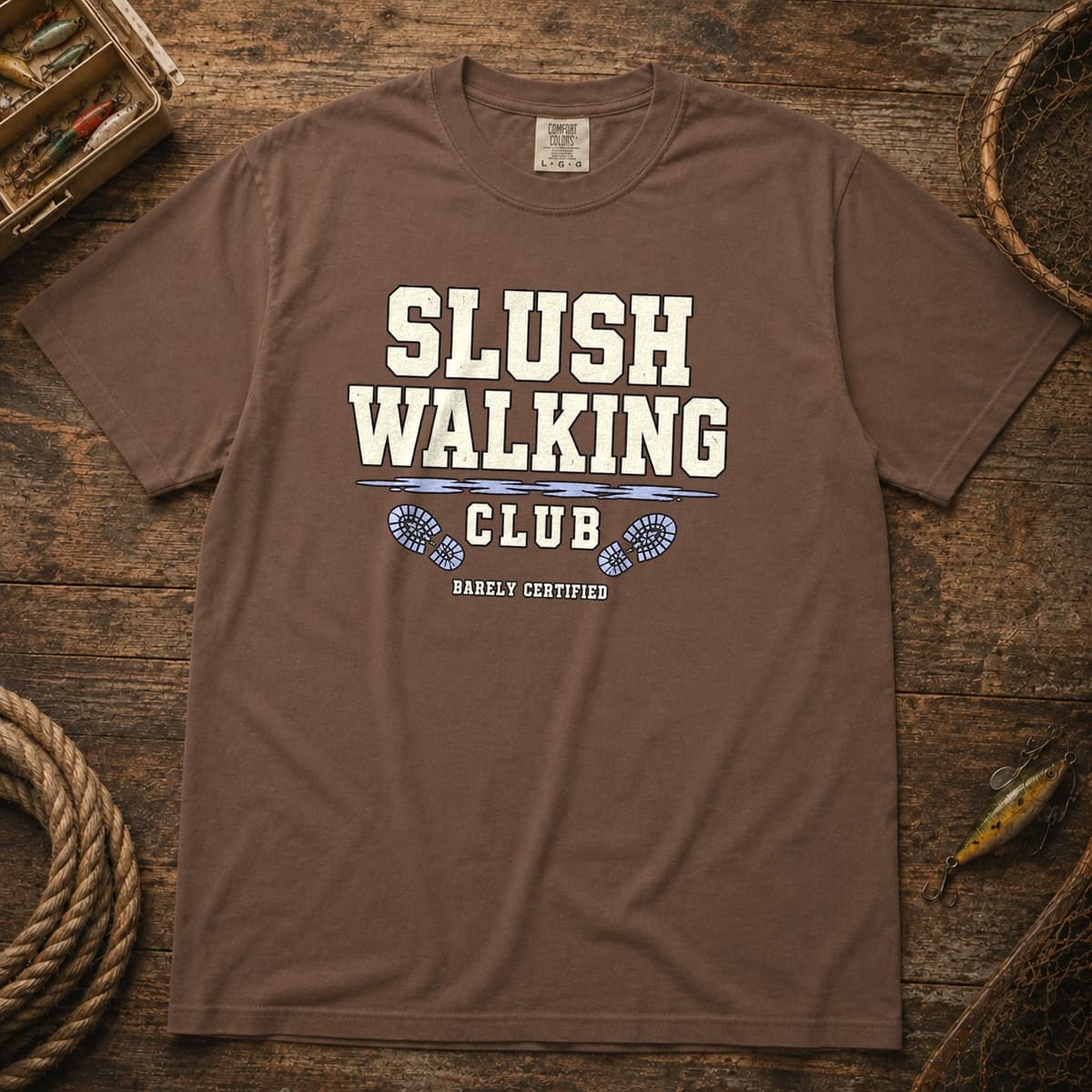Slush Walking Club t-shirt in Black, photo 3