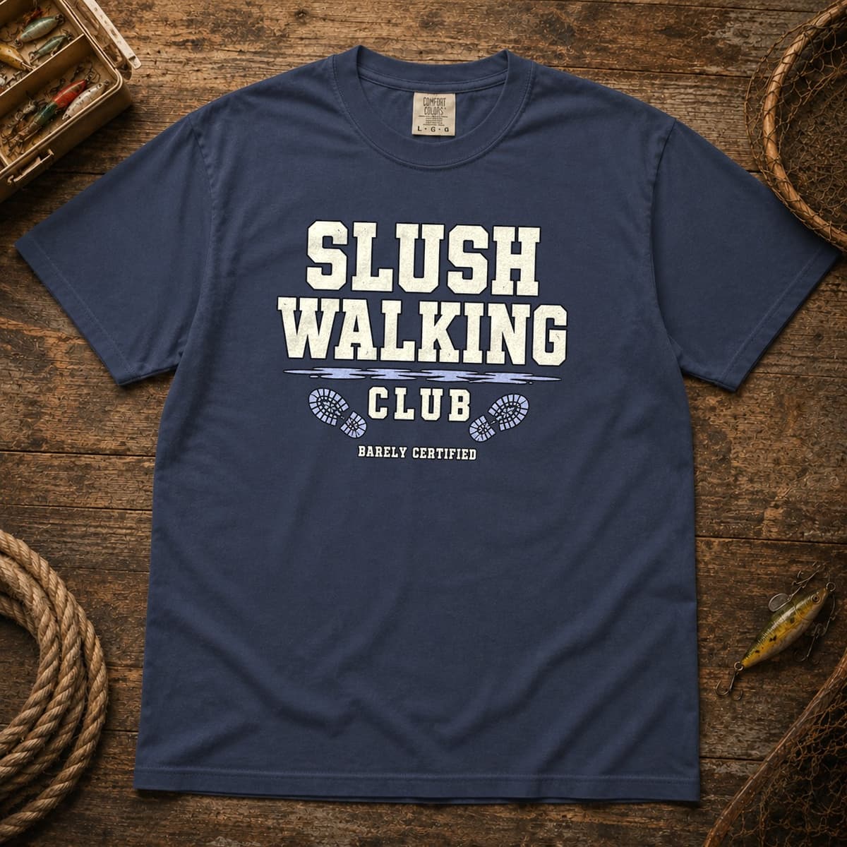 Slush Walking Club t-shirt in Black, photo 2