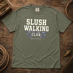 Slush Walking Club t-shirt in Black, thumbnail 5