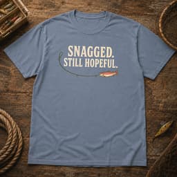 Snagged. Still Hopeful. t-shirt in Pepper, thumbnail 7