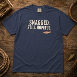Snagged. Still Hopeful. t-shirt in Pepper, thumbnail 3