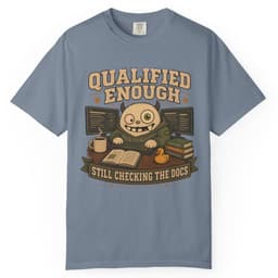 Qualified Enough Docs t-shirt in Pepper, thumbnail 8