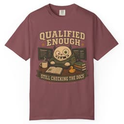 Qualified Enough Docs t-shirt in Pepper, thumbnail 9