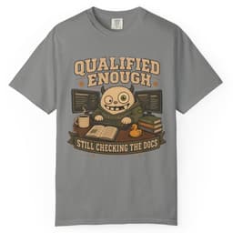 Qualified Enough Docs t-shirt in Pepper, thumbnail 7