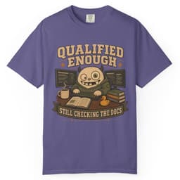 Qualified Enough Docs t-shirt in Pepper, thumbnail 6
