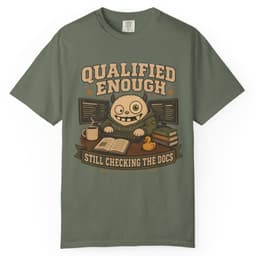 Qualified Enough Docs t-shirt in Pepper, thumbnail 5