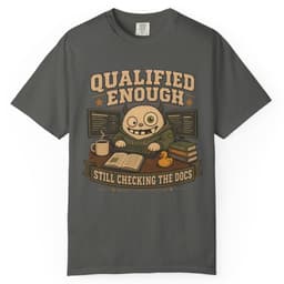 Qualified Enough Docs t-shirt in Pepper, thumbnail 1
