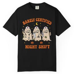 Spooky Night Shift t-shirt in Midnight, thumbnail 2