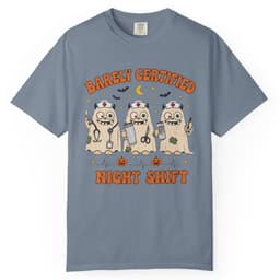 Spooky Night Shift t-shirt in Midnight, thumbnail 9