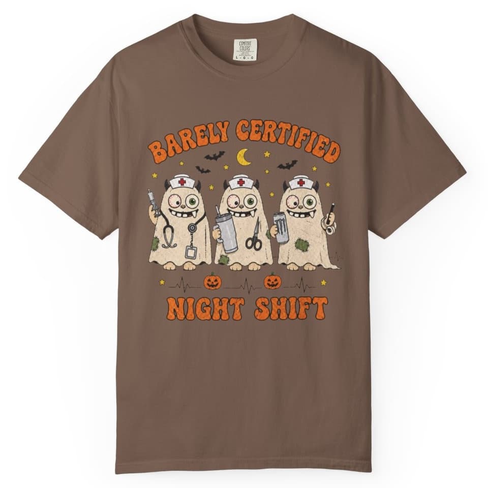 Spooky Night Shift t-shirt in Midnight, photo 3