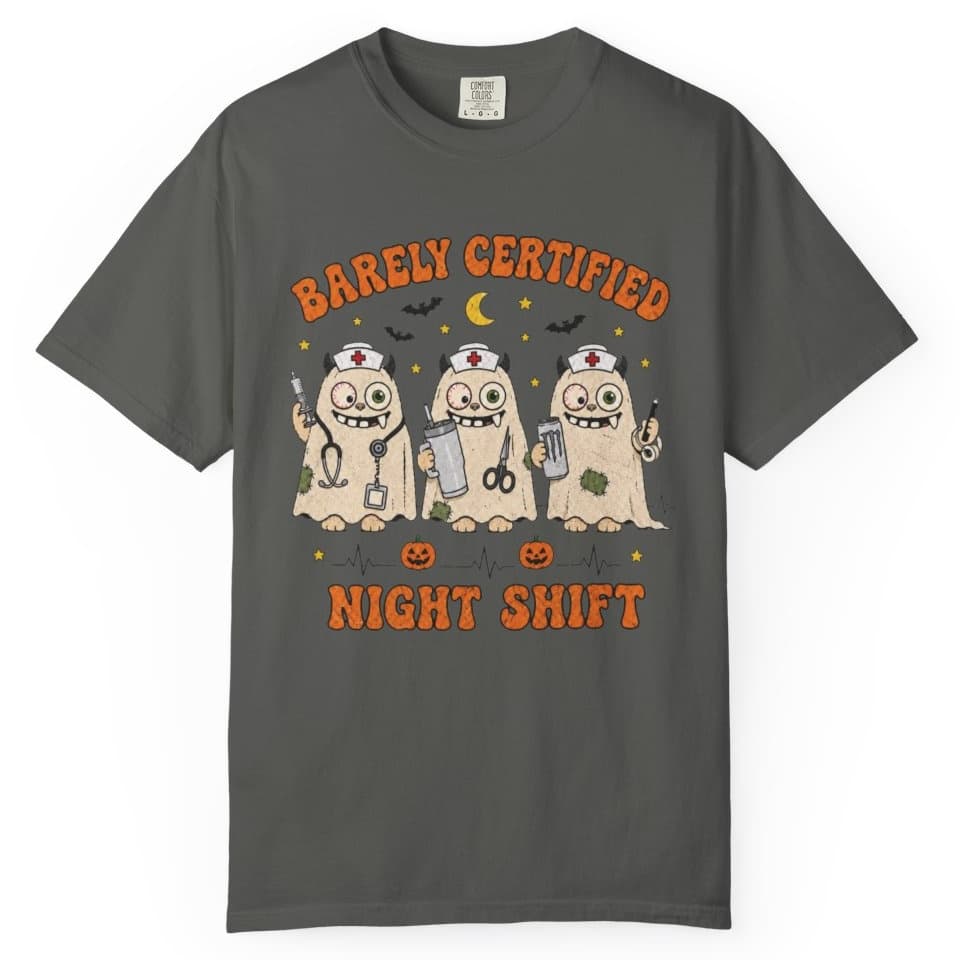 Spooky Night Shift t-shirt in Midnight, photo 4
