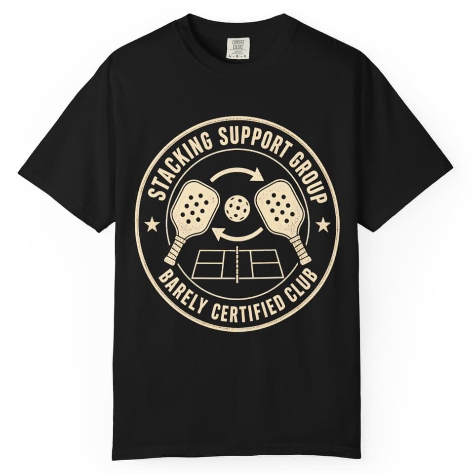 Stacking Support Group V1 t-shirt in Black, photo 1