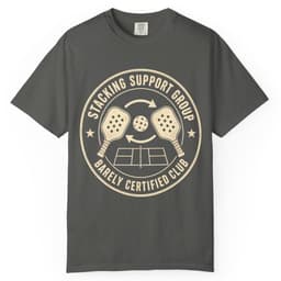 Stacking Support Group V1 t-shirt in Black, thumbnail 4
