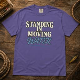 Standing in Moving Water t-shirt in Pepper, thumbnail 5