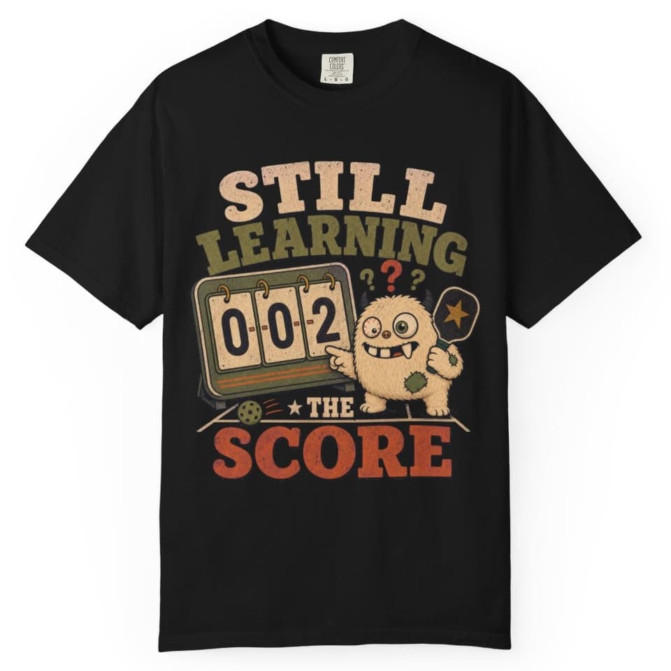 Still Learning The Score t-shirt in Black, photo 1