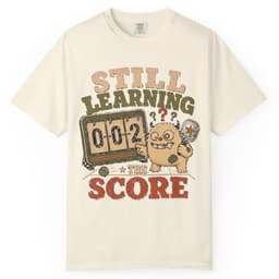 Still Learning The Score t-shirt in Black, thumbnail 9