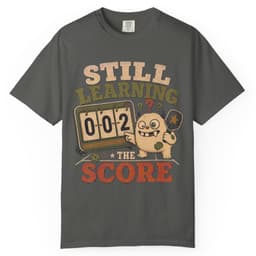 Still Learning The Score t-shirt in Black, thumbnail 3