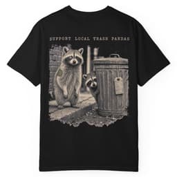 Trash Panda Union t-shirt in Black, thumbnail 1