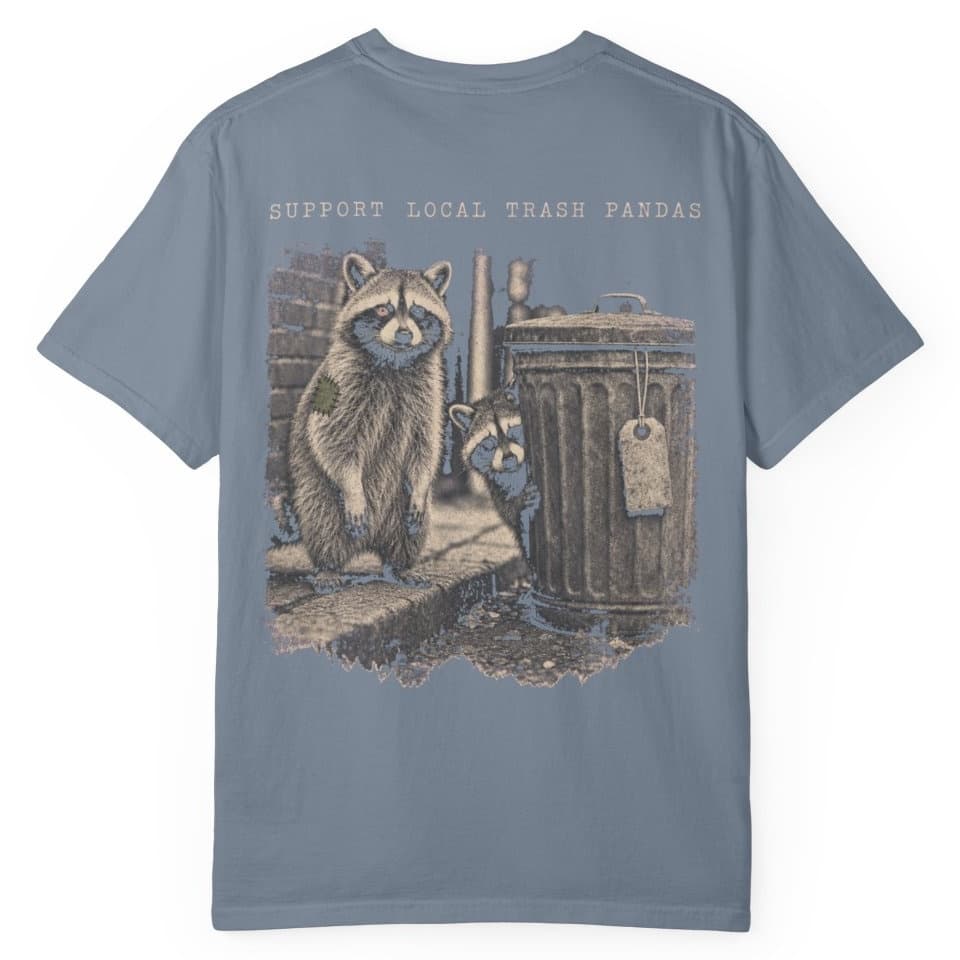 Trash Panda Union t-shirt in Black, photo 15