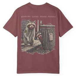 Trash Panda Union t-shirt in Black, thumbnail 17
